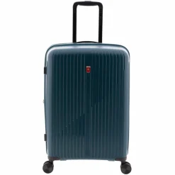 Gladiator 4-Rollen Koffer|Hartgepäck<5000 4 Rollen Trolley 63 cm mit Dehnfalte petrol