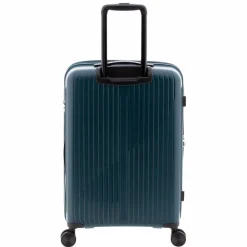 Gladiator 4-Rollen Koffer|Hartgepäck<5000 4 Rollen Trolley 63 cm mit Dehnfalte petrol