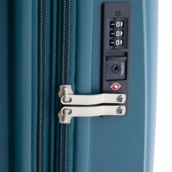 Gladiator 4-Rollen Koffer|Hartgepäck<5000 4 Rollen Trolley 63 cm mit Dehnfalte petrol