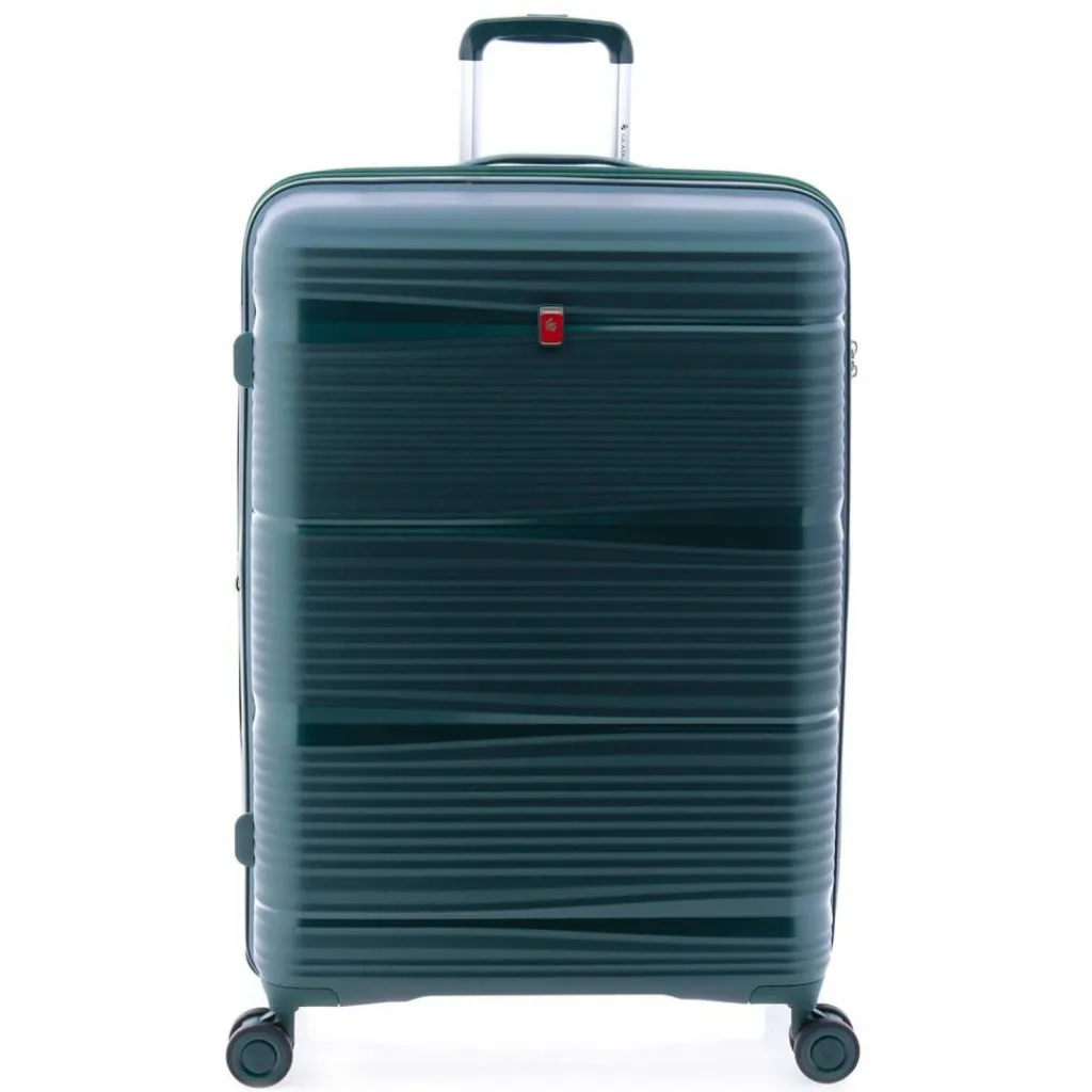 Gladiator 4-Rollen Koffer|Hartgepäck<0800 4 Rollen Trolley 76 cm mit Dehnfalte green