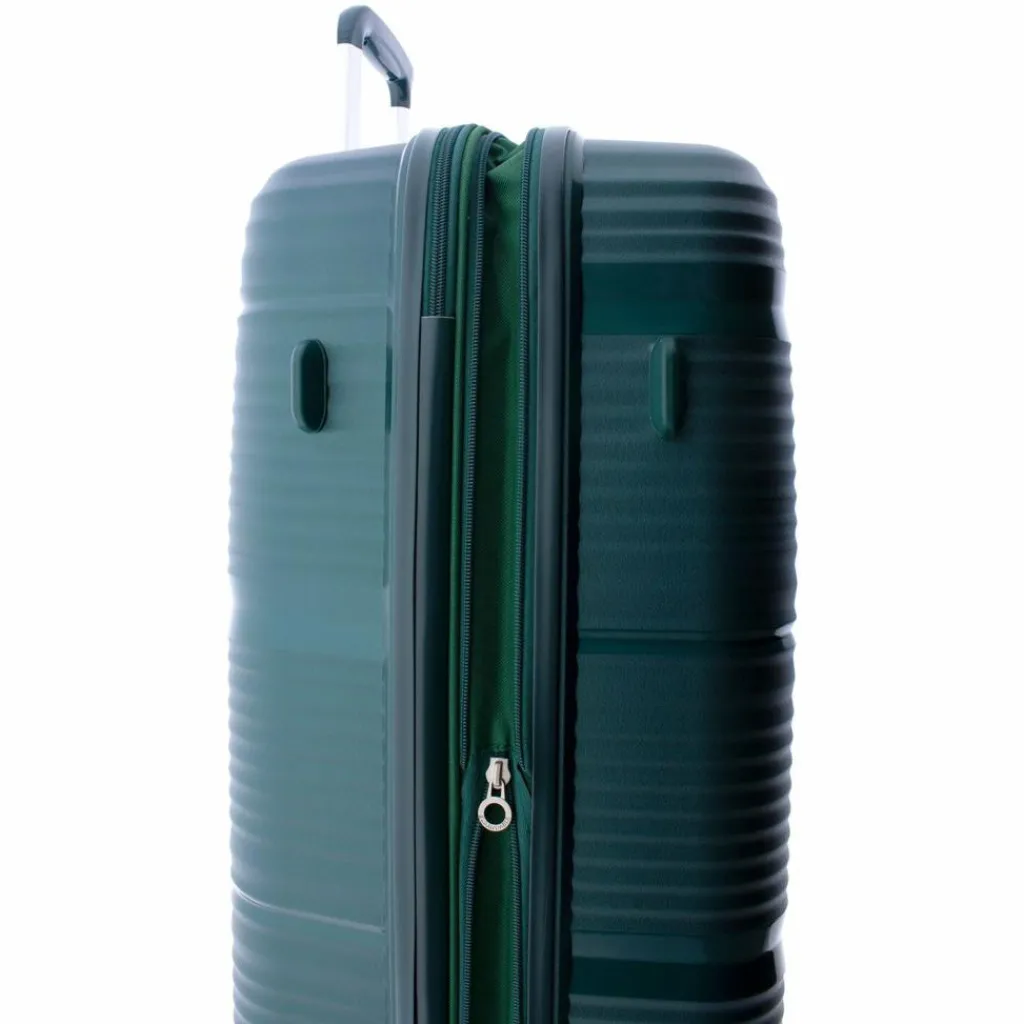 Gladiator 4-Rollen Koffer|Hartgepäck<0800 4 Rollen Trolley 76 cm mit Dehnfalte green