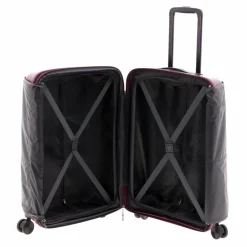 Clearance Gladiator 5000 4 Rollen Trolley 63 cm mit Dehnfalte maroon