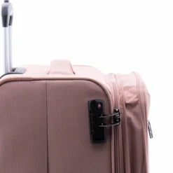 Clearance Gladiator 3700 4 Rollen Trolley 78 cm mit Dehnfalte pink