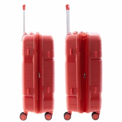 Outlet Gladiator 3800 4 Rollen Trolley 67 cm mit Dehnfalte coral