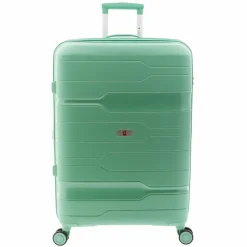Gladiator Hartgepäck|4-Rollen Koffer<3800 4 Rollen Trolley 77 cm mit Dehnfalte sage green
