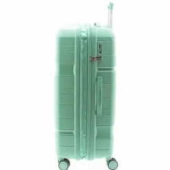 Gladiator Hartgepäck|4-Rollen Koffer<3800 4 Rollen Trolley 77 cm mit Dehnfalte sage green