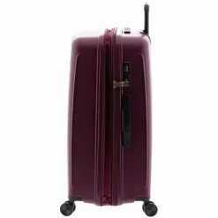 Gladiator 4-Rollen Koffer|Hartgepäck<5000 4 Rollen Trolley 73 cm mit Dehnfalte maroon