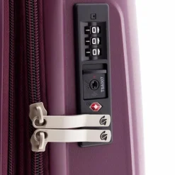 Gladiator 4-Rollen Koffer|Hartgepäck<5000 4 Rollen Trolley 73 cm mit Dehnfalte maroon