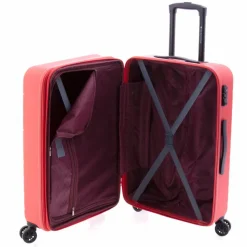 Best Gladiator 4300 4 Rollen Trolley 65 cm mit Dehnfalte red