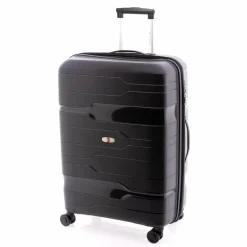 New Gladiator 3800 4 Rollen Trolley 77 cm mit Dehnfalte black