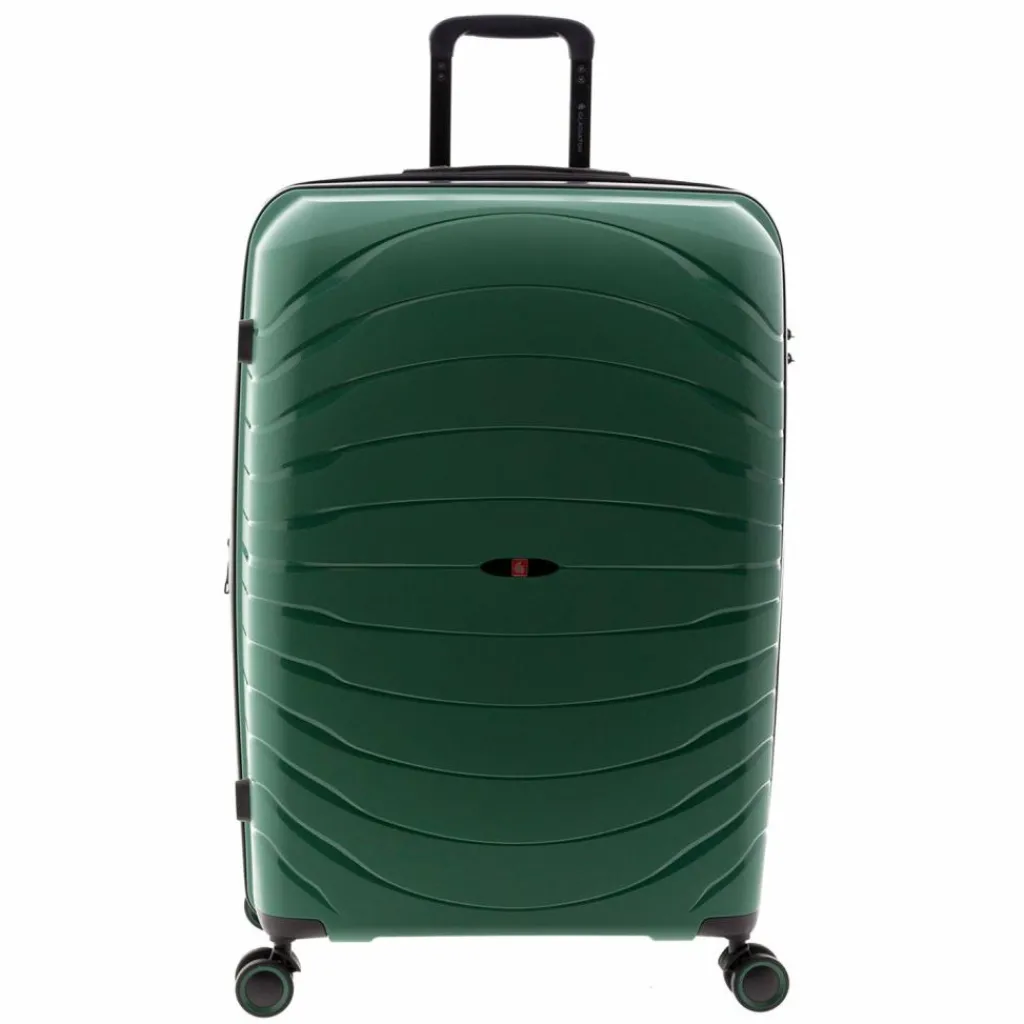 Gladiator 4-Rollen Koffer|Hartgepäck<3400 4 Rollen Trolley 76 cm mit Dehnfalte green