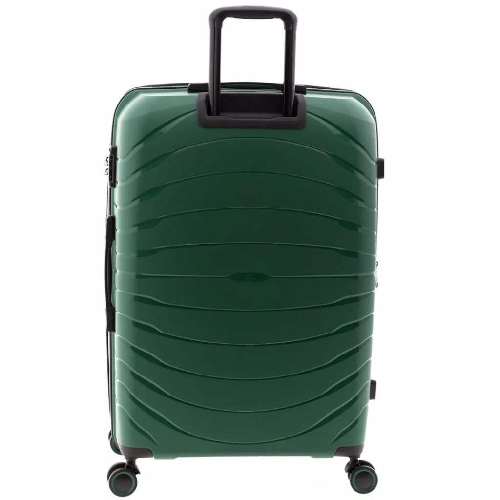 Gladiator 4-Rollen Koffer|Hartgepäck<3400 4 Rollen Trolley 76 cm mit Dehnfalte green