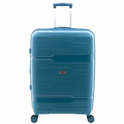 Discount Gladiator 3800 4 Rollen Trolley 77 cm mit Dehnfalte bondi blue