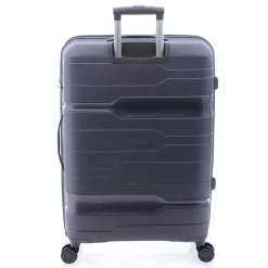 Gladiator Hartgepäck|4-Rollen Koffer<3800 4 Rollen Trolley 77 cm mit Dehnfalte grey