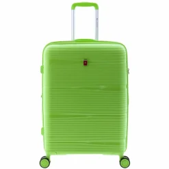 Gladiator 0800 4 Rollen Trolley 65 cm mit Dehnfalte green