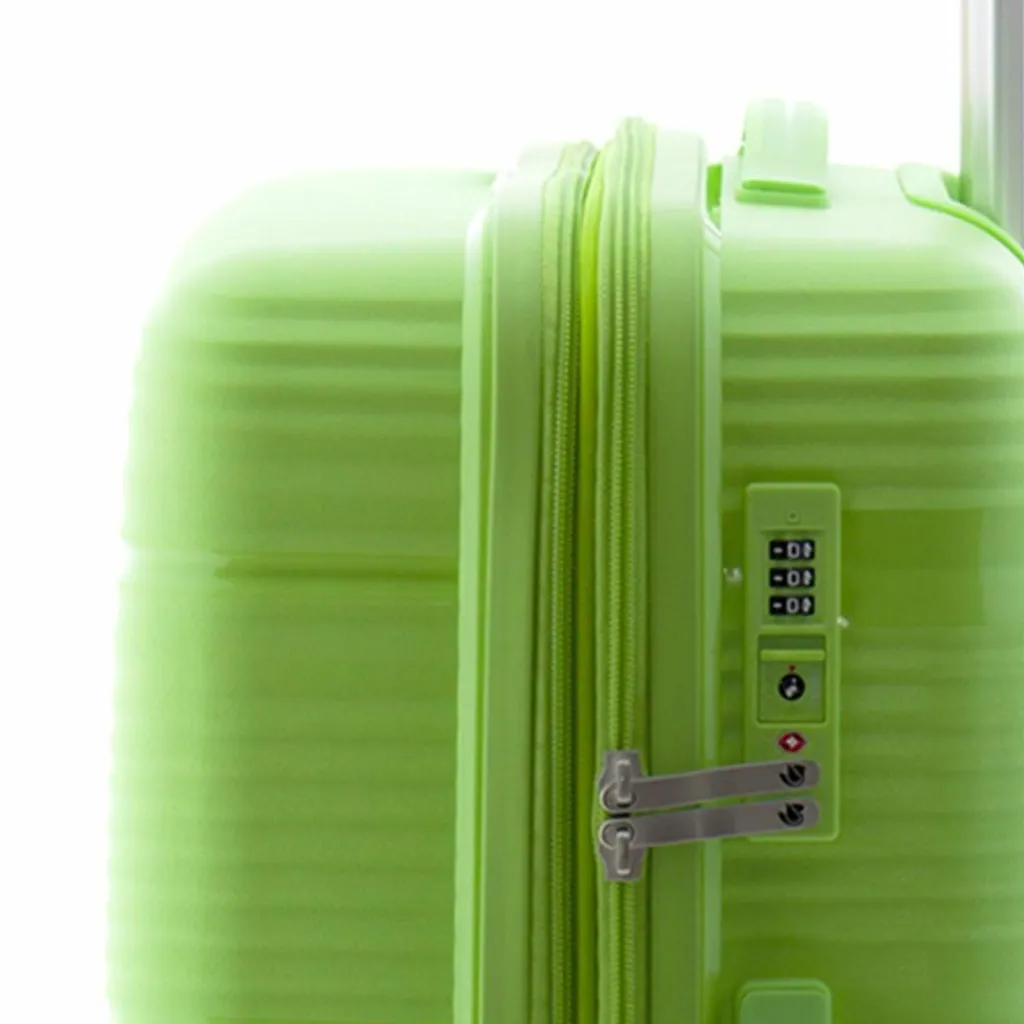 Gladiator 0800 4 Rollen Trolley 65 cm mit Dehnfalte green