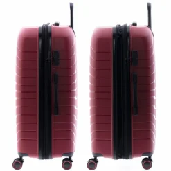Gladiator 4-Rollen Koffer|Hartgepäck<3400 4 Rollen Trolley 76 cm mit Dehnfalte red