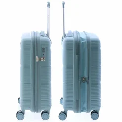 Gladiator 4-Rollen Koffer|Hartgepäck<0800 4 Rollen Trolley 55 cm mit Dehnfalte grey