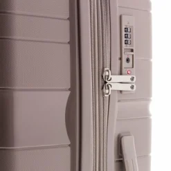 Sale Gladiator 3800 4 Rollen Trolley 67 cm mit Dehnfalte beige