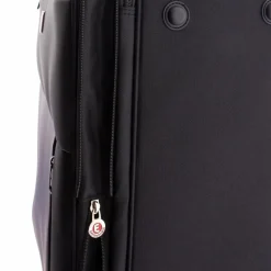 Gladiator Weichgepäck|4-Rollen Koffer<3700 4 Rollen Trolley 66 cm mit Dehnfalte black