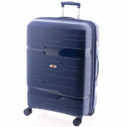 Sale Gladiator 3800 4 Rollen Trolley 77 cm mit Dehnfalte blue