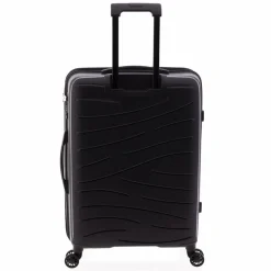 Gladiator 4-Rollen Koffer|Hartgepäck<1700 4 Rollen Trolley 68 cm mit Dehnfalte black