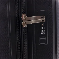 Gladiator 4-Rollen Koffer|Hartgepäck<1700 4 Rollen Trolley 68 cm mit Dehnfalte black