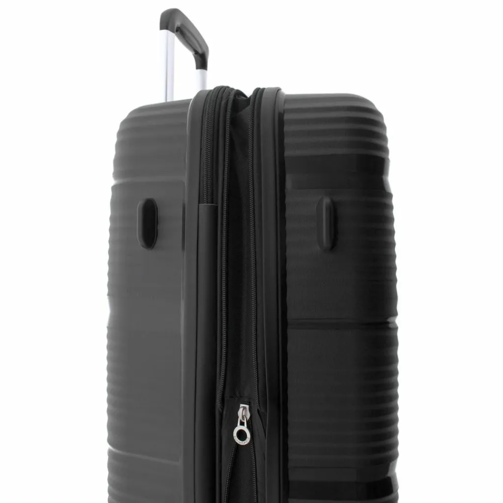 Hot Gladiator 0800 4 Rollen Trolley 65 cm mit Dehnfalte black