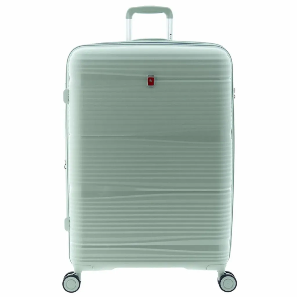 Gladiator 0800 4 Rollen Trolley 76 cm mit Dehnfalte grey