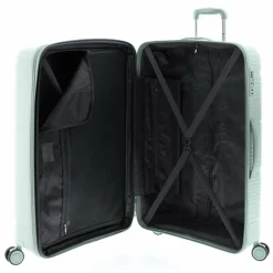 Gladiator 0800 4 Rollen Trolley 76 cm mit Dehnfalte grey