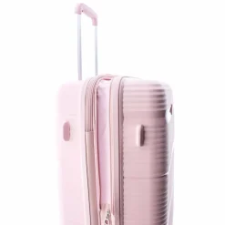 Gladiator 4-Rollen Koffer|Hartgepäck<0800 4 Rollen Trolley 65 cm mit Dehnfalte light pink