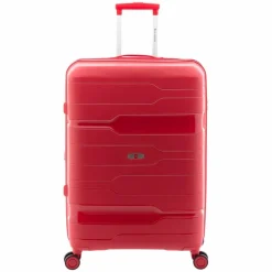 Outlet Gladiator 3800 4 Rollen Trolley 77 cm mit Dehnfalte crimson red