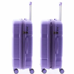 Gladiator 4-Rollen Koffer|Hartgepäck<3800 4 Rollen Trolley 67 cm mit Dehnfalte lavender