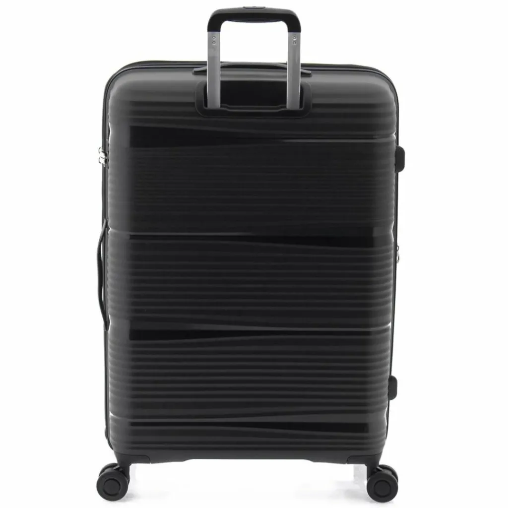 Gladiator 4-Rollen Koffer|Hartgepäck<0800 4 Rollen Trolley 76 cm mit Dehnfalte black