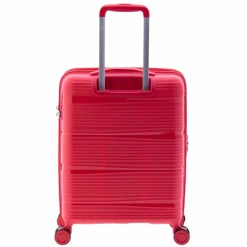 Gladiator 0800 4 Rollen Trolley 55 cm mit Dehnfalte red