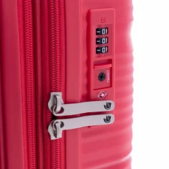 Gladiator 0800 4 Rollen Trolley 55 cm mit Dehnfalte red