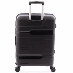 Gladiator 4-Rollen Koffer|Hartgepäck<3800 4 Rollen Trolley 67 cm mit Dehnfalte black