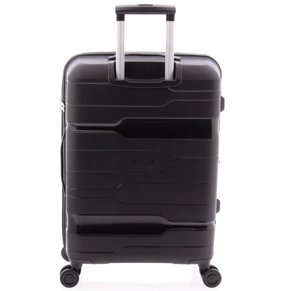 Gladiator 4-Rollen Koffer|Hartgepäck<3800 4 Rollen Trolley 67 cm mit Dehnfalte black