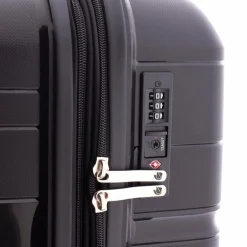 Gladiator 4-Rollen Koffer|Hartgepäck<3800 4 Rollen Trolley 67 cm mit Dehnfalte black