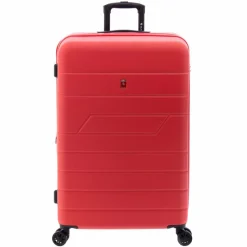 Gladiator 4-Rollen Koffer|Hartgepäck<4300 4 Rollen Trolley 75 cm mit Dehnfalte red