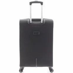 Gladiator Weichgepäck|4-Rollen Koffer<2000 4 Rollen Trolley 68 cm mit Dehnfalte black
