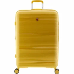 Online Gladiator 0800 4 Rollen Trolley 76 cm mit Dehnfalte yellow