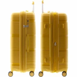Online Gladiator 0800 4 Rollen Trolley 76 cm mit Dehnfalte yellow
