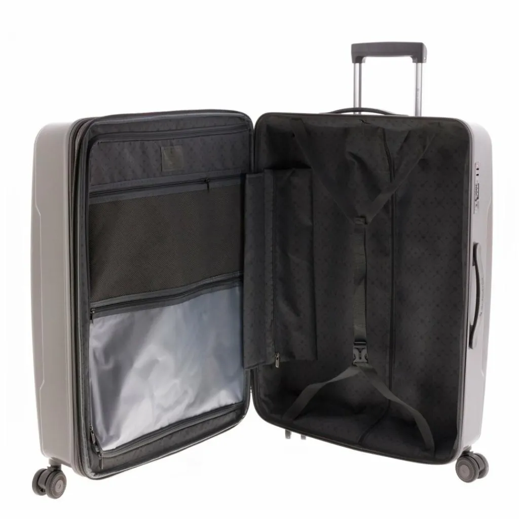 Gladiator 4-Rollen Koffer|Hartgepäck<3500 4 Rollen Trolley 75 cm mit Dehnfalte marengo grey