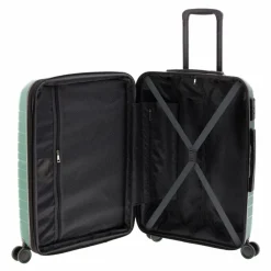 Gladiator Hartgepäck|4-Rollen Koffer<3400 4 Rollen Trolley M 67 cm mit Dehnfalte green