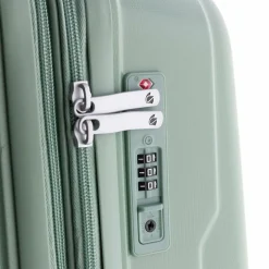 Gladiator 4-Rollen Koffer|Hartgepäck<3500 4 Rollen Trolley 65 cm mit Dehnfalte jade green