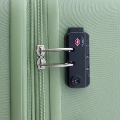 Gladiator 4-Rollen Koffer|Hartgepäck<4300 4 Rollen Trolley 65 cm mit Dehnfalte green