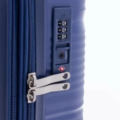 Hot Gladiator 0800 4 Rollen Trolley 55 cm mit Dehnfalte blue