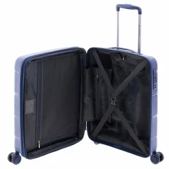 Hot Gladiator 0800 4 Rollen Trolley 55 cm mit Dehnfalte blue