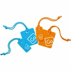 Go Travel Kofferanhänger<Adressanhängerset 4 tlg. blue-orange